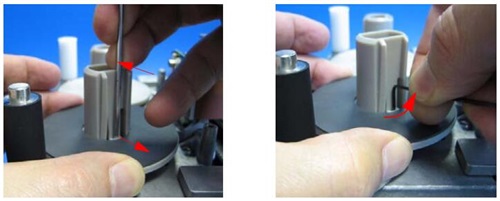 更換色帶移動卷軸步驟一