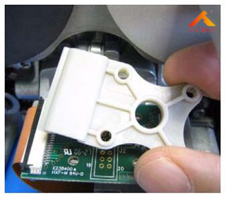 熱轉印打碼機拆打印頭步驟二