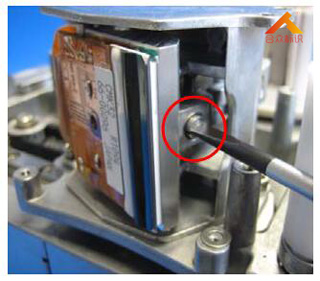 熱轉印打碼機拆打印頭步驟五